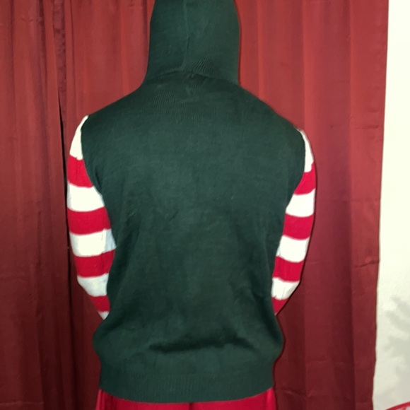 Green and Red Holiday Elf costume - Picture 6 of 13